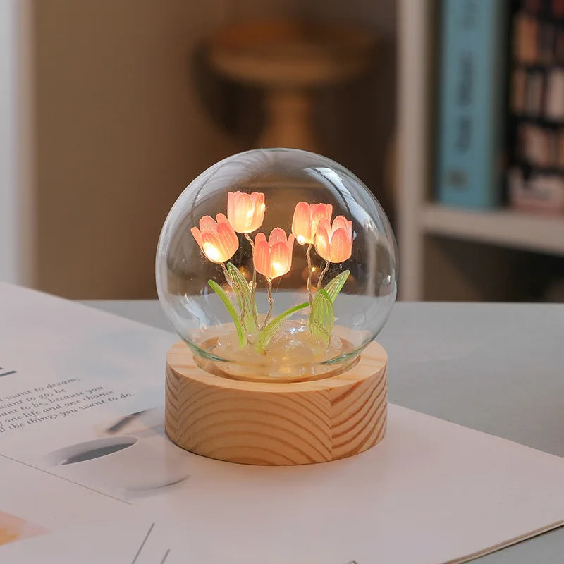 Handmade Mini Tulip Night Light